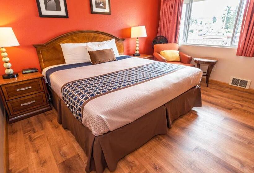 带大床的标准间, Flagstone Motel