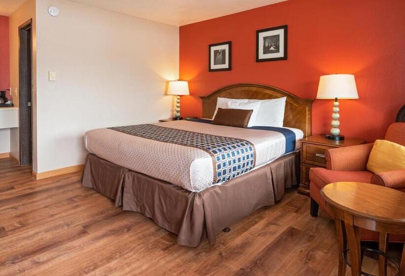 带大床的标准间, Flagstone Motel