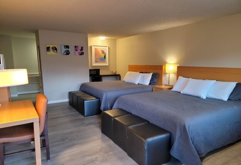 חדר דחוקס עם מיטת קינג, Garden Of The Gods Motel