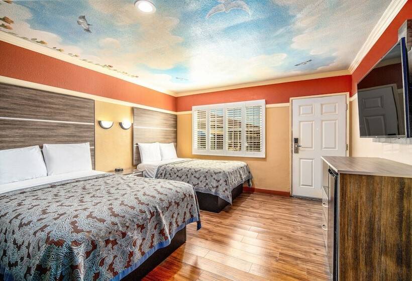 Номер Стандарт 2 Двуспальные Кровати, Geneva Motel