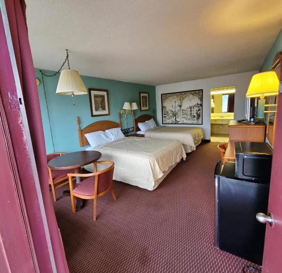 스탠다드 룸 더블 침대 2개, Gray Plaza Motel West Frankfort