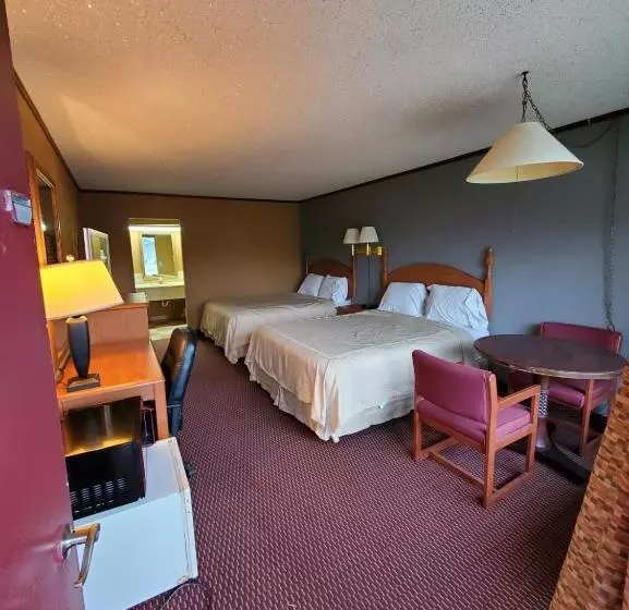Standard-huone 2 Parivuodetta, Gray Plaza Motel West Frankfort