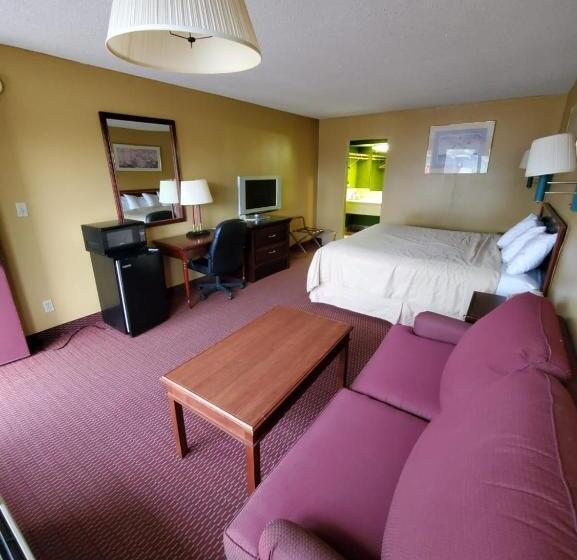 キングサイズベッドのスタンダードルーム, Gray Plaza Motel West Frankfort