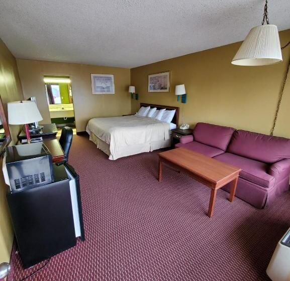 스탠다드 룸 킹사이즈 침대, Gray Plaza Motel West Frankfort