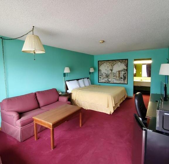 キングサイズベッドのスタンダードルーム, Gray Plaza Motel West Frankfort