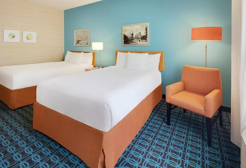 ２ダブルベッドのスタンダードルーム, Fairfield Inn & Suites Austinuniversity Area