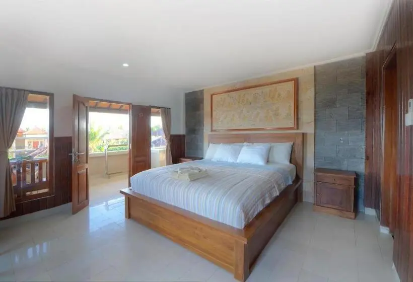 اتاق لوکس با چشم‌انداز دریا, Nusa Indah Bungalow