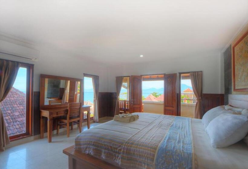 اتاق لوکس با چشم‌انداز دریا, Puri Nusa Beach