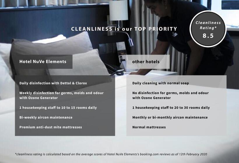اتاق لوکس با تخت بزرگ, Nuve Elements