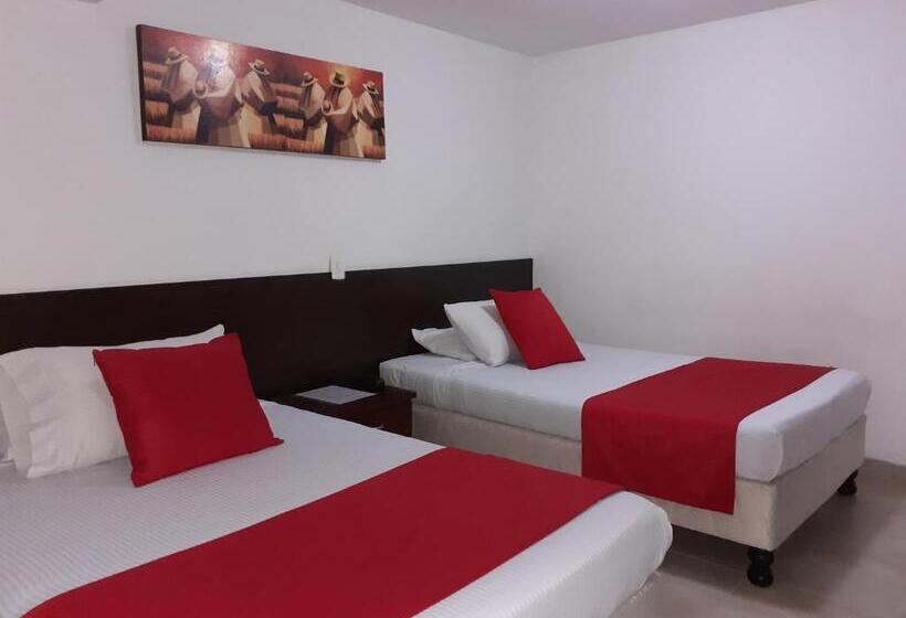 اتاق استاندارد چهار تخته, Gran Hotel Coral