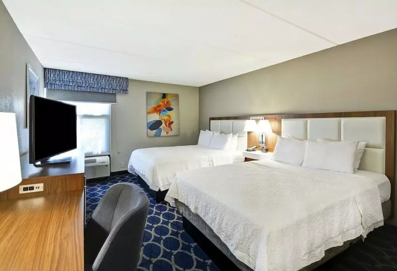 ２ダブルベッドのスタンダードルーム, Hampton Inn Auburn