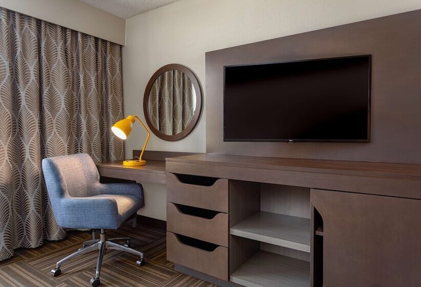 带2个双人床的标准工作室, Hampton Inn Bristol