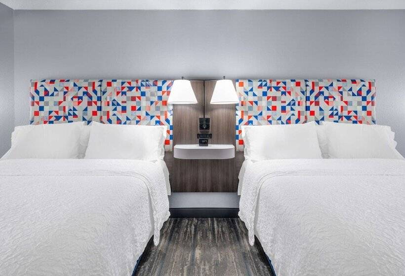 스탠다드 룸 더블 침대 2개, Hampton Inn Sanford