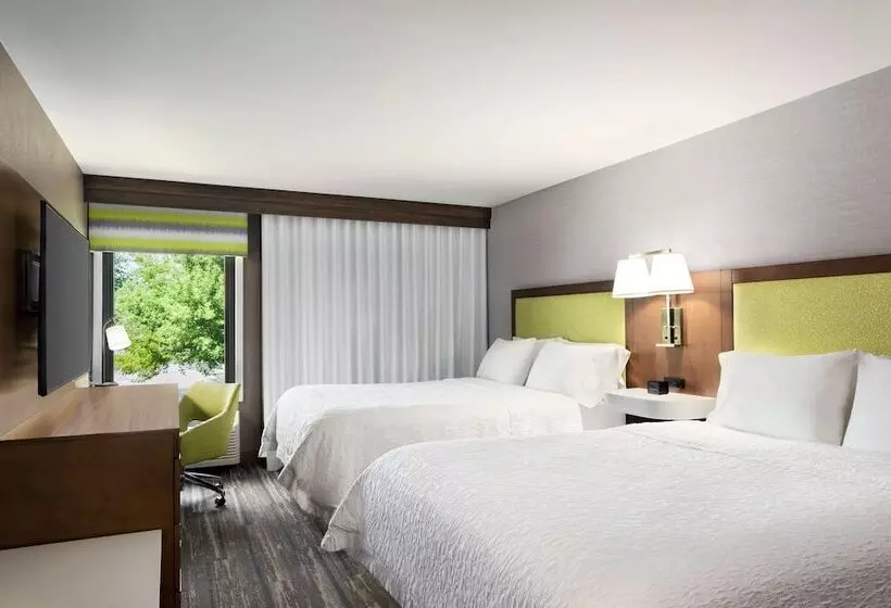 ２ダブルベッドのスタンダードルーム, Hampton Inn Milwaukee/brookfield