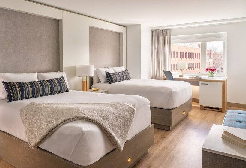 غرفه قياسيه سريرين مزدوجين, Harvard Square