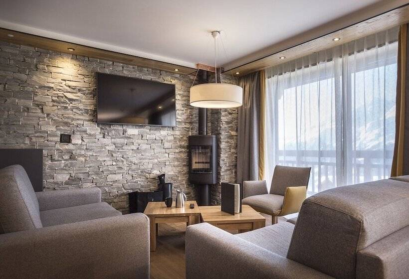 带2个卧室的套房, Hôtel Alparena & Spa 4 étoiles