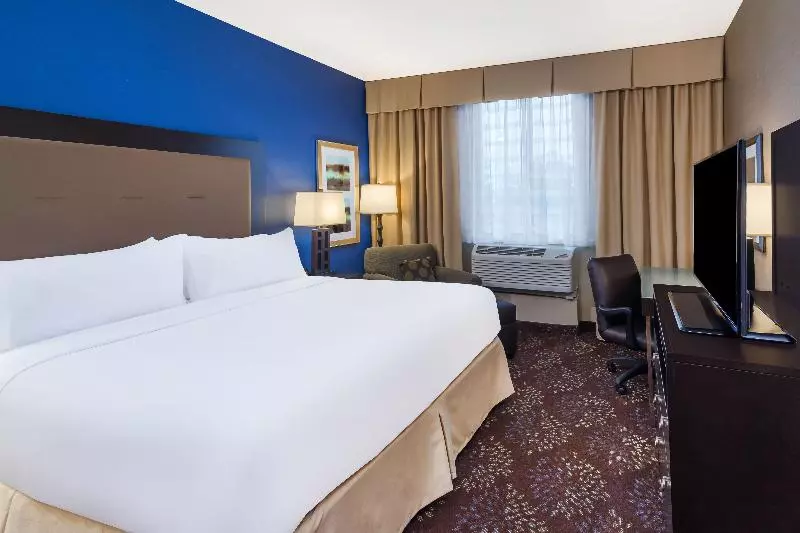 身障者適用キングサイズベッドルーム, Holiday Inn   Terre Haute, An Ihg