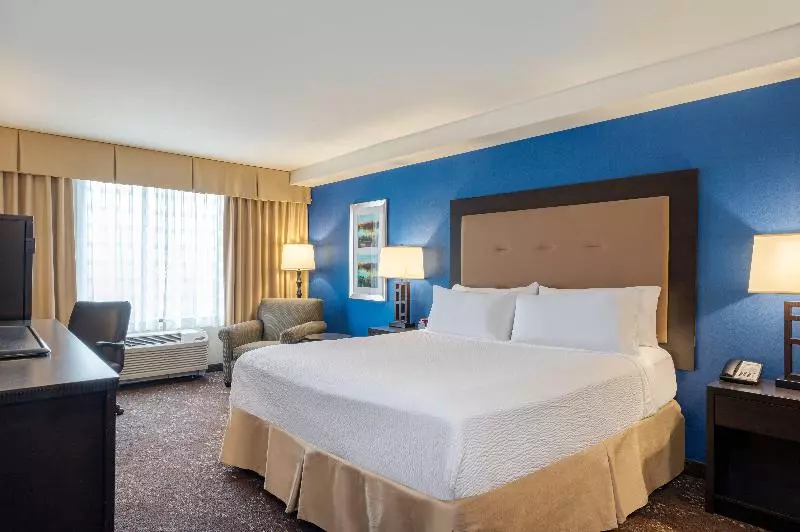 身障者適用キングサイズベッドルーム, Holiday Inn   Terre Haute, An Ihg