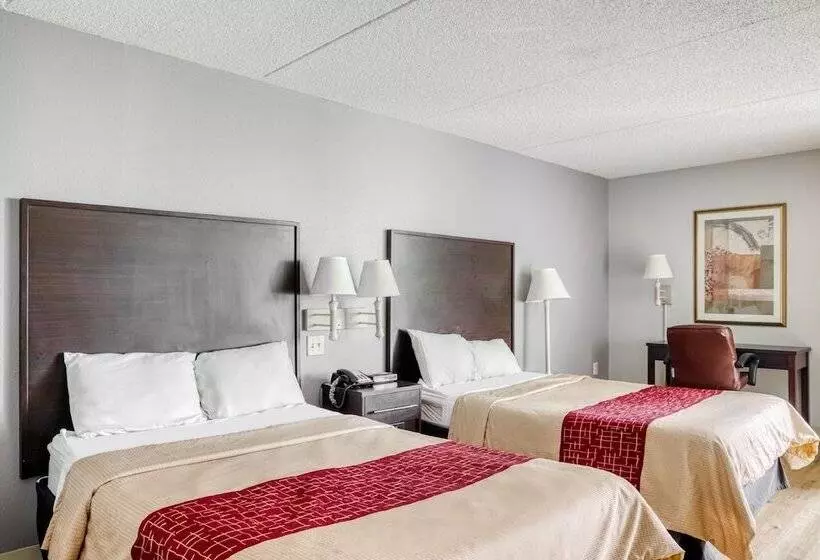 ２ダブルベッドのスタンダードルーム, OYO Hotel Burlington South