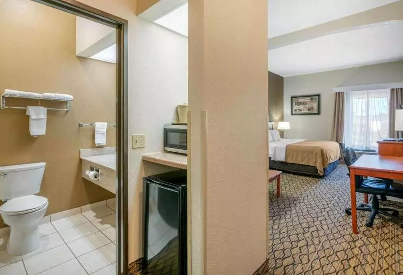 キングサイズベッドのスタンダードルーム, Quality Inn & Suites Jefferson City