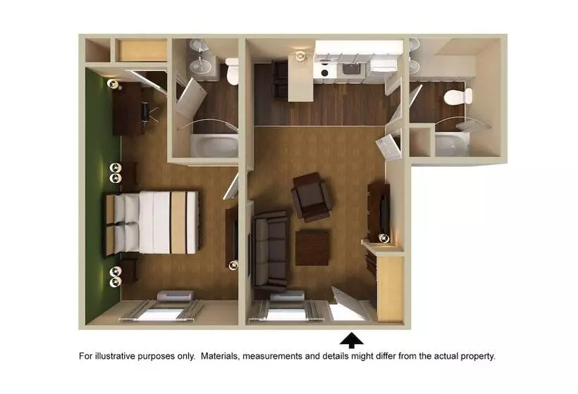 スイート, Extended Stay America Suites  Nashville  Airport  Music City