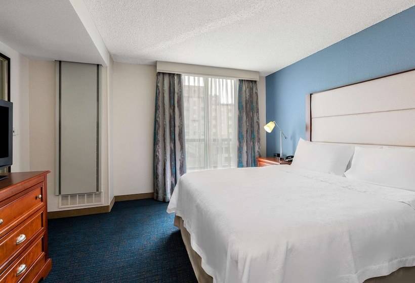 带大床的套房, Homewood Suites By Hilton Seattle Downtown