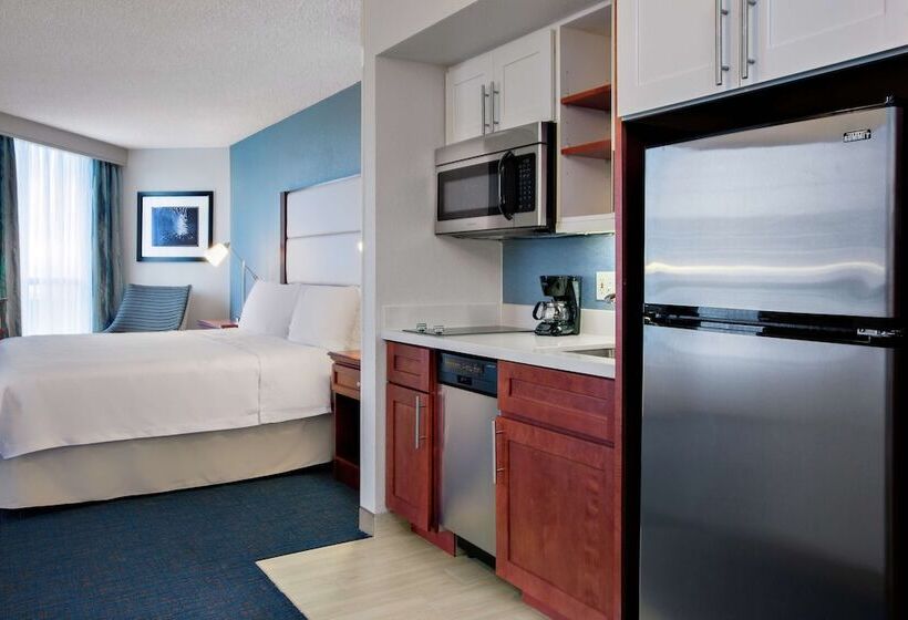 キングサイドベッドのスタンダードワンルーム, Homewood Suites By Hilton Seattle Downtown