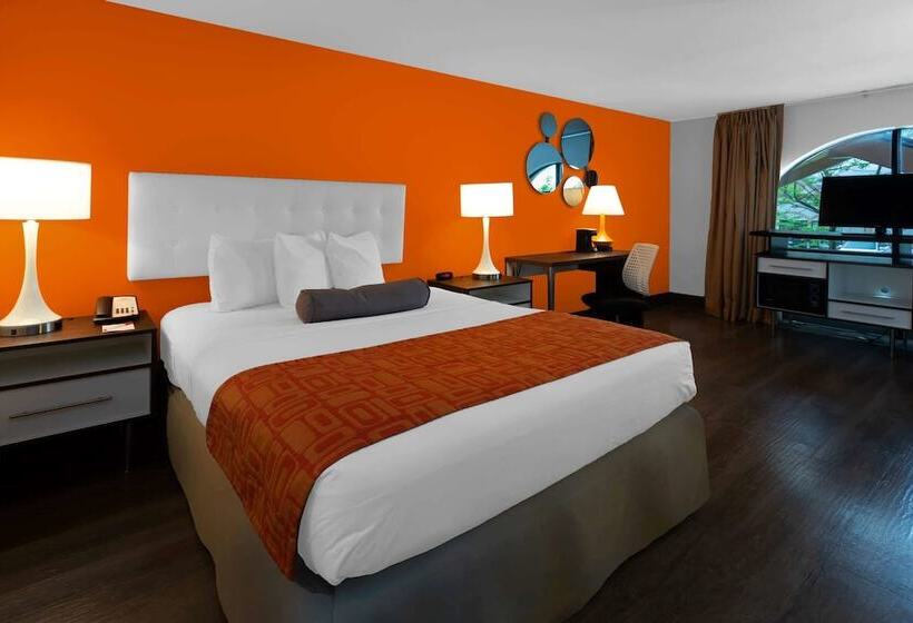 장애인을 위한 스탠다드 룸, Howard Johnson By Wyndham Waukegan Great Lakes