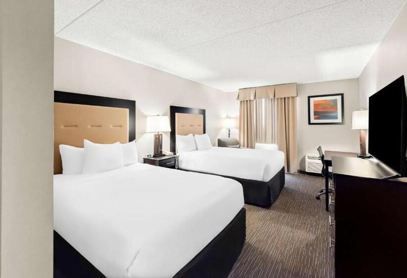 חדר סטנדרט שתי מיטות זוגיות, The Plaza On The Pike Hotel Atlantic City West By Oyo