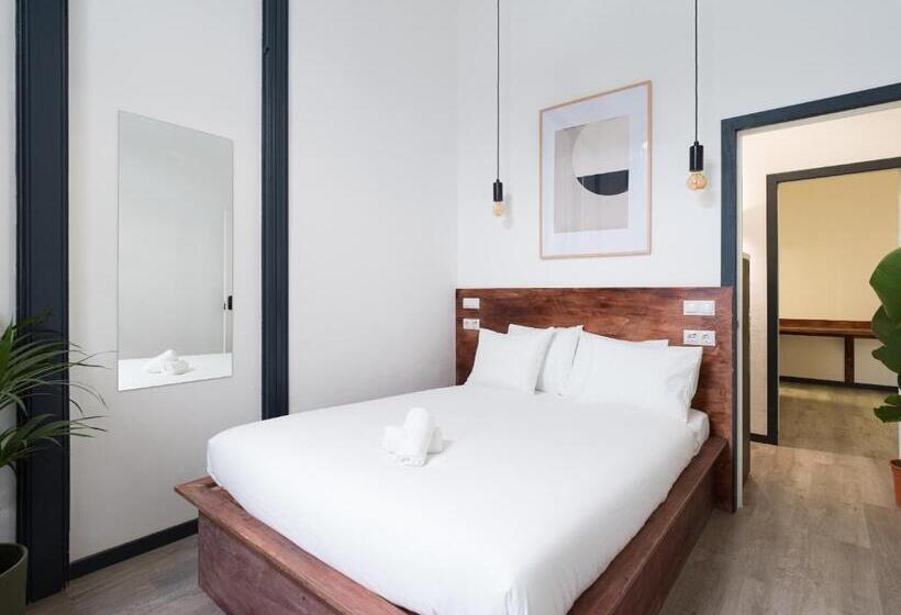 חדר סטנדרט חדר אמבטיה משותף, Columbus Rooftop Hostel