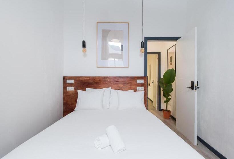 חדר סטנדרט חדר אמבטיה משותף, Columbus Rooftop Hostel