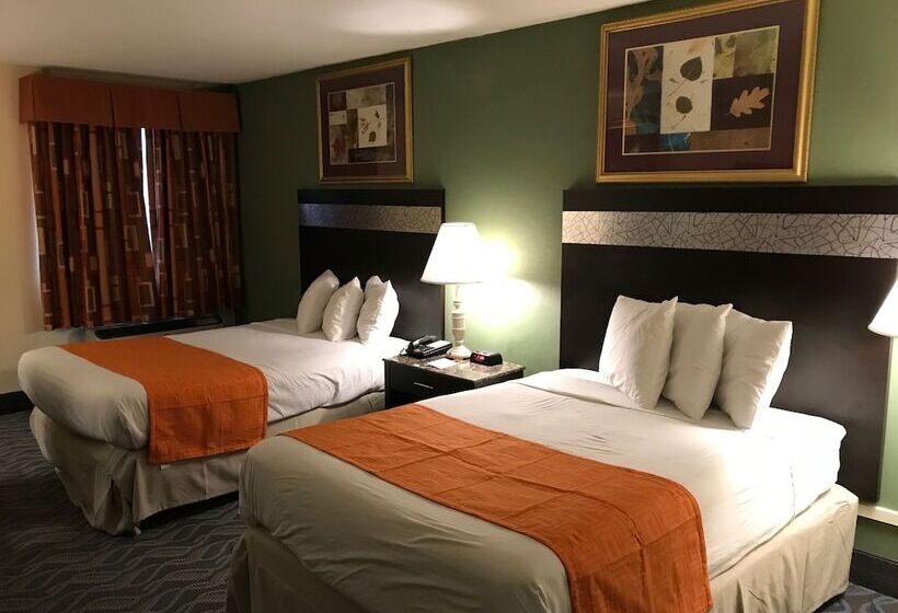 ２ダブルベッドのスタンダードルーム, Howard Johnson  By Wyndham Newark Airport