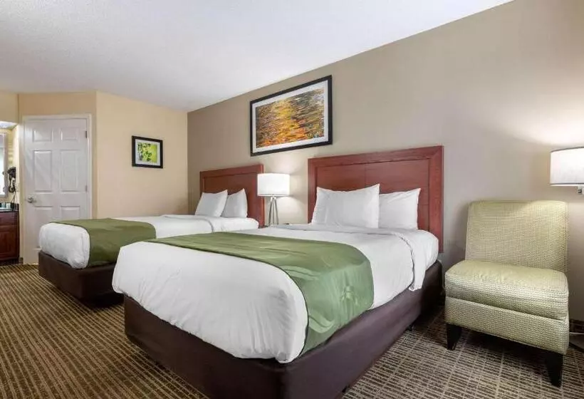 ２ダブルベッドのスタンダードルーム, Quality Inn Cheraw