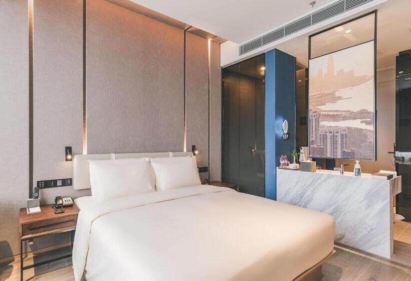 اتاق سوپریور با چشم‌انداز, Atour Hotel Shenzhen Luohu Shuibei Ibc