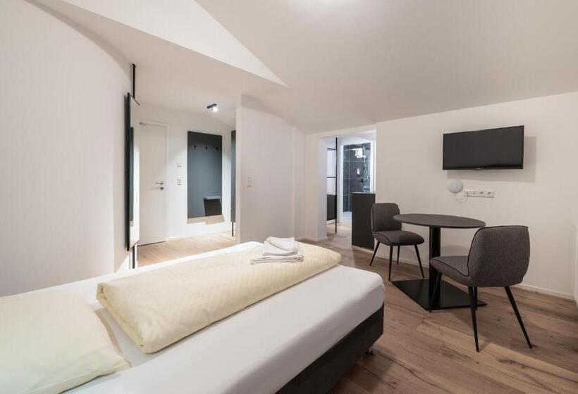 דירה בת חדר שינה 1 עם מרפסת, Appartements Zur Sonne