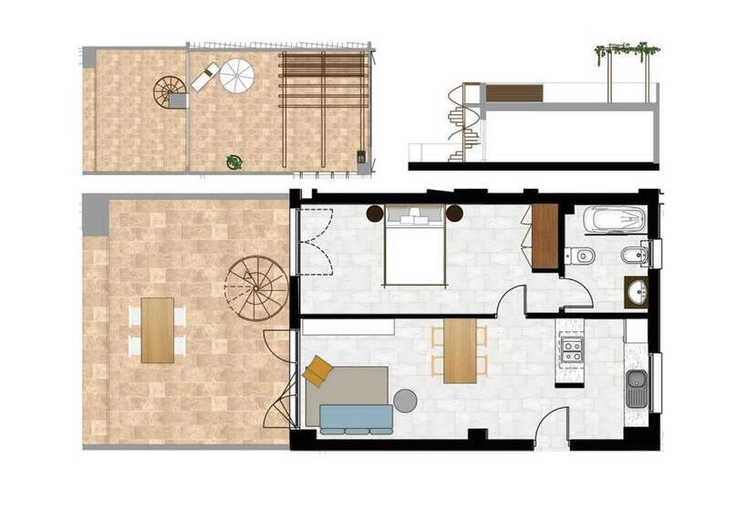 １ベッドルームペントハウスアパート, Dormio Resort Costa Blanca Beach & Spa