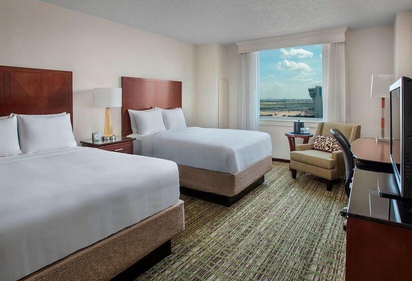 ２ダブルベッドのスタンダードルーム, Philadelphia Airport Marriott