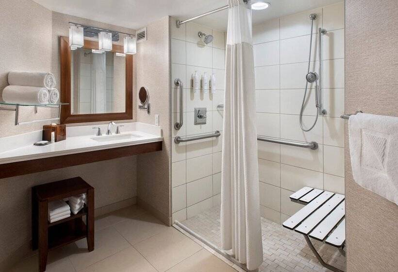 ２ダブルベッドのスタンダードルーム, Philadelphia Airport Marriott