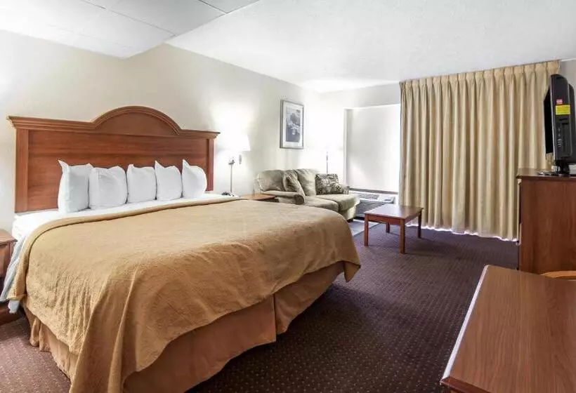 キングサイズベッドのスタンダードルーム, Quality Inn & Suites At Dollywood Lane