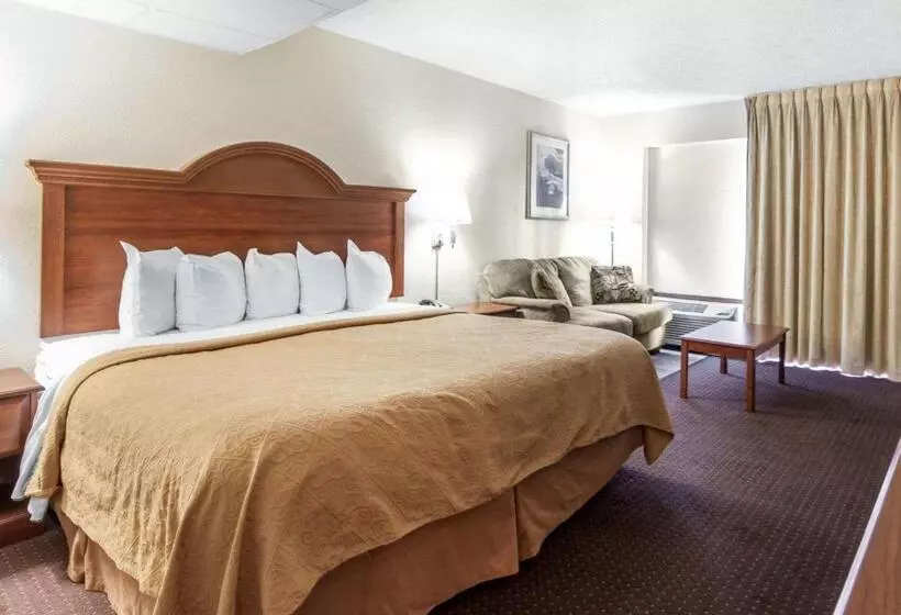 キングサイズベッドのスタンダードルーム, Quality Inn & Suites At Dollywood Lane