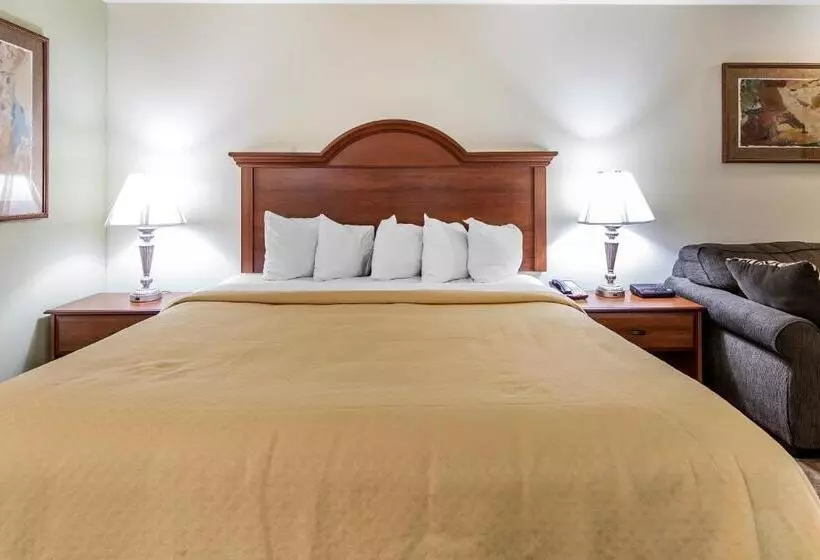 キングサイズベッドのスタンダードルーム, Quality Inn & Suites At Dollywood Lane