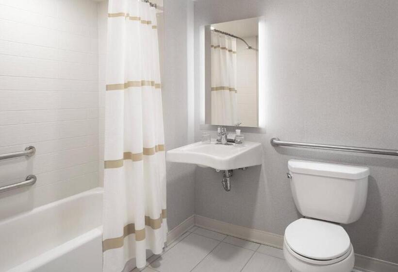 身障者適用キングサイズベッドルーム, Ann Arbor Marriott Ypsilanti At Eagle Crest