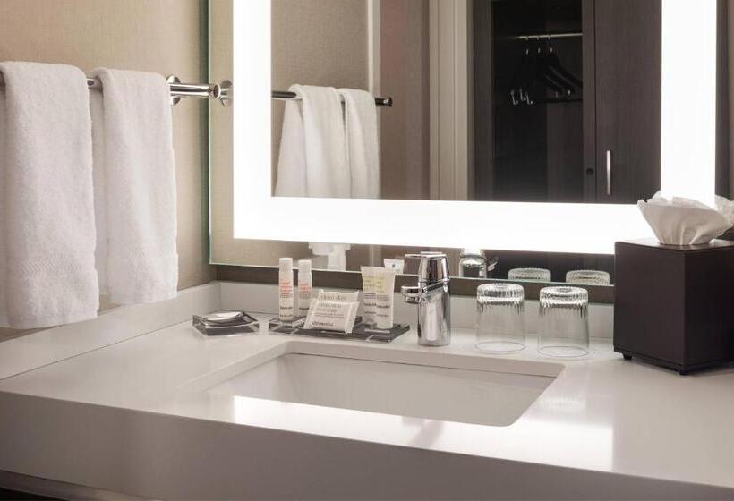 身障者適用キングサイズベッドルーム, Ann Arbor Marriott Ypsilanti At Eagle Crest