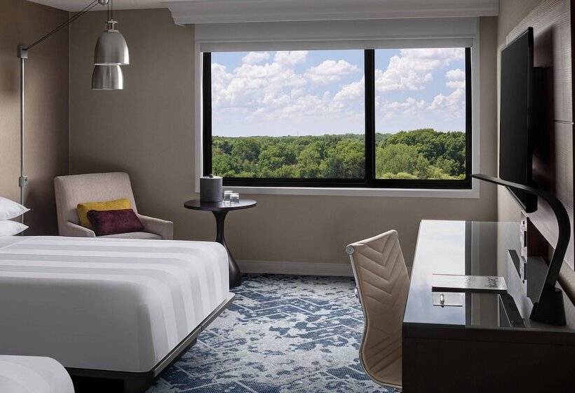 ２ダブルベッドのスタンダードルーム, Ann Arbor Marriott Ypsilanti At Eagle Crest