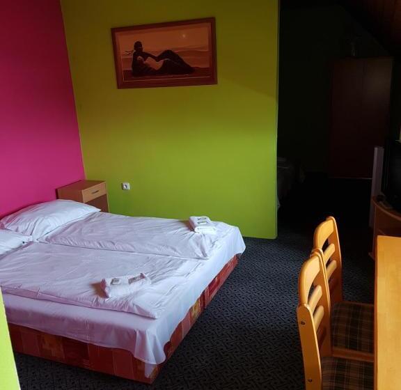 スタンダード4人部屋, Penzion šatovské Lípy