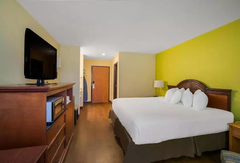 キングサイズベッドのスタンダードルーム, Americas Best Value Sandman Inn