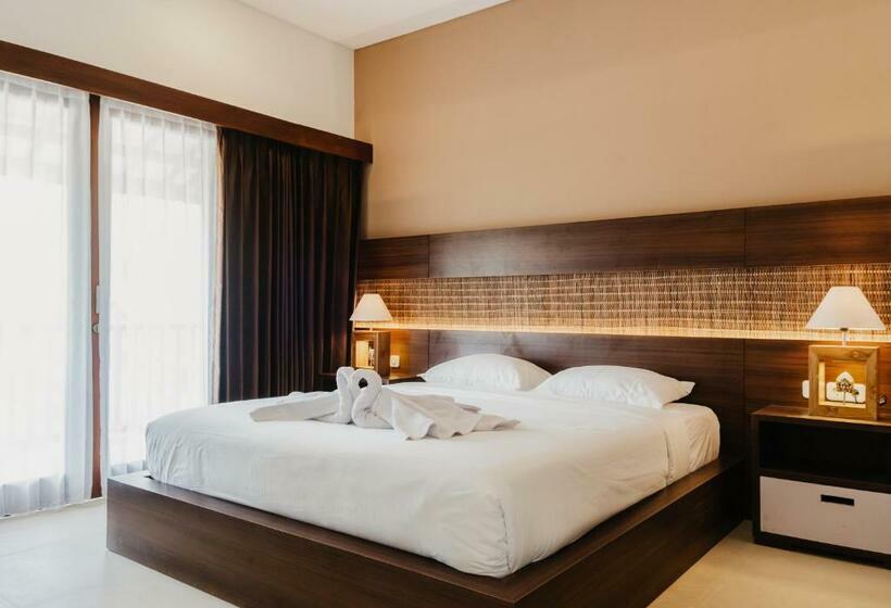 חדר סטנדרט עם מרפסת, Ratan Uluwatu Hotel And Villas