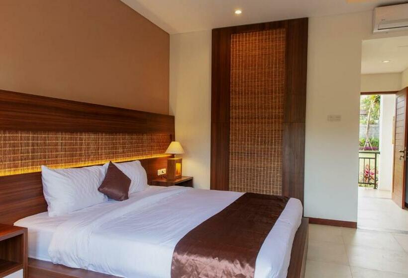 חדר סטנדרט עם מרפסת, Ratan Uluwatu Hotel And Villas