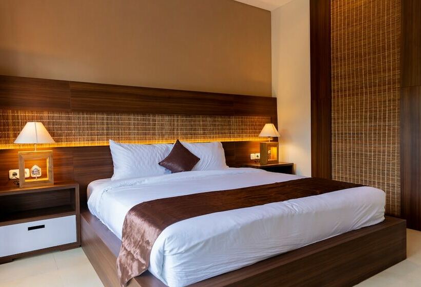 חדר סטנדרט עם מרפסת, Ratan Uluwatu Hotel And Villas