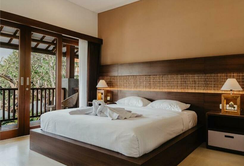 חדר סטנדרט עם מרפסת, Ratan Uluwatu Hotel And Villas